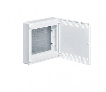 Щит 2-рядний для ММ-обладнання, в/у, білі пластикові перфоровані двері, GOLF (00000107352)