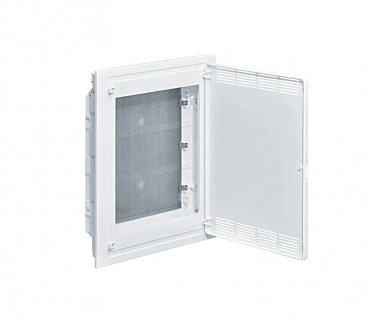 Щит 3-рядний для ММ-обладнання, в/у, білі пластикові перфоровані двері, GOLF (00000106560)